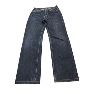 Liberto Buenos Jeans Mens 30 Dark Blue Vintage Selvedge Button Fly Dungarees